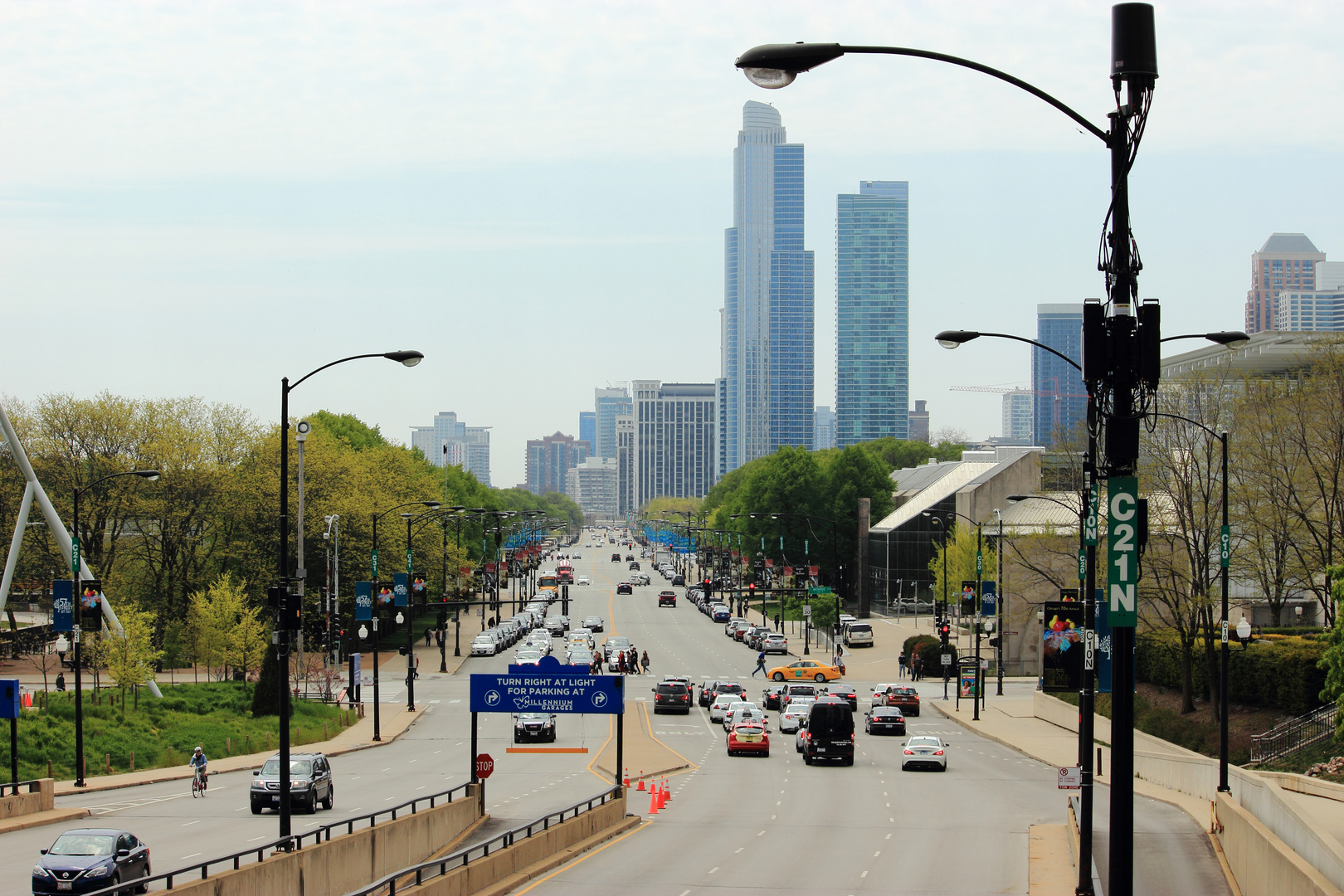 Ausfahr zur Highway von Millenium Park