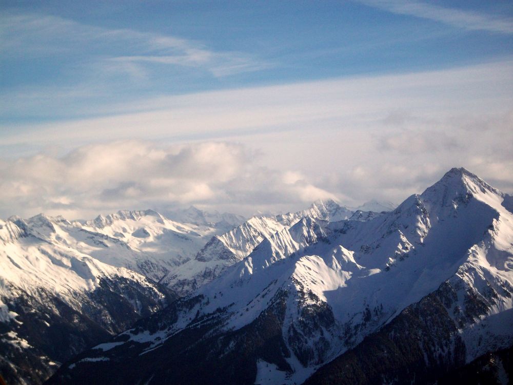 Ausfahrt auf dem Tuxer Gletscher