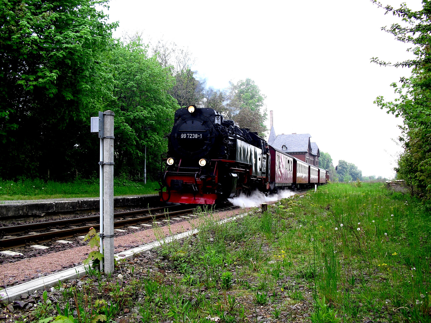 Ausfahrt aus Bad Suderode