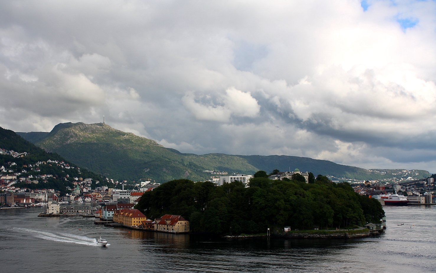 Ausfahrt aus Bergen