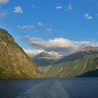 Ausfahrt aus dem Geiranger Fjord