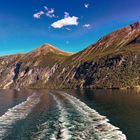 Ausfahrt aus dem Geirangerfjord