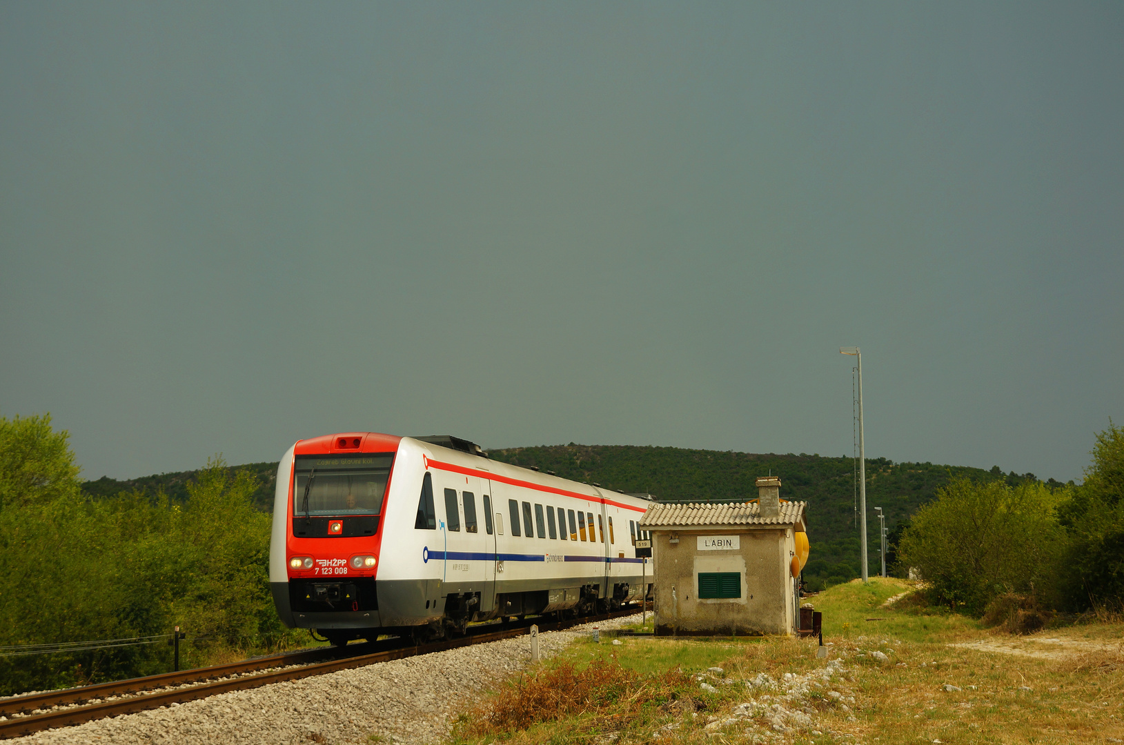 Ausfahrt aus Labin