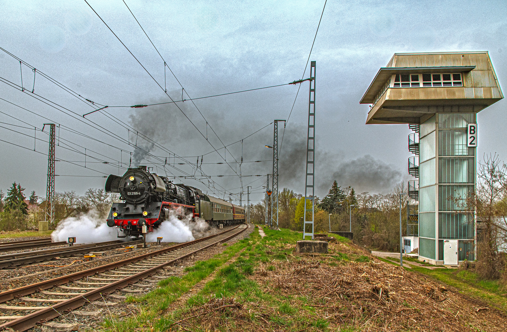 Ausfahrt aus Magdeburg-Biederitz