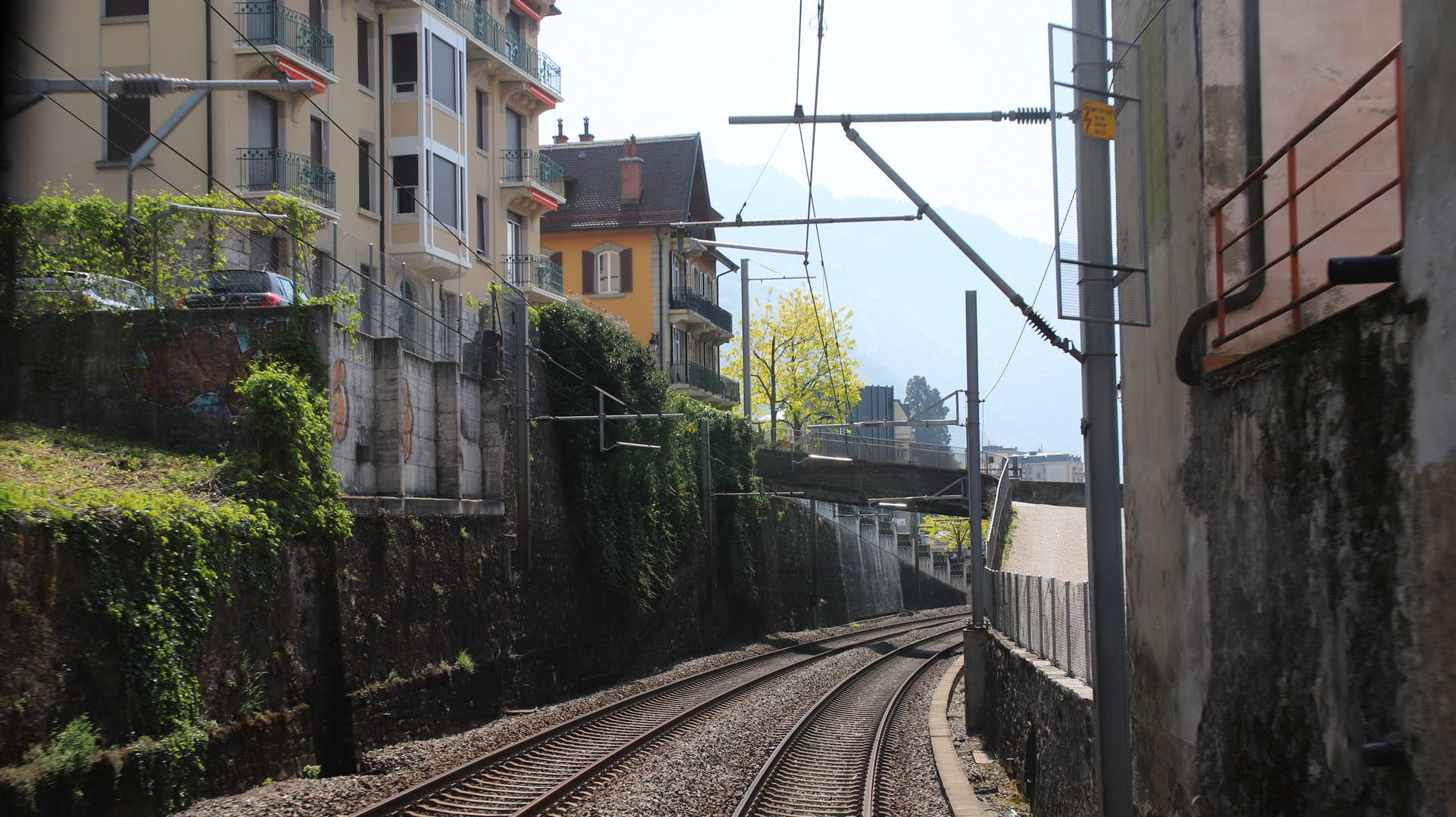 Ausfahrt aus Montreux