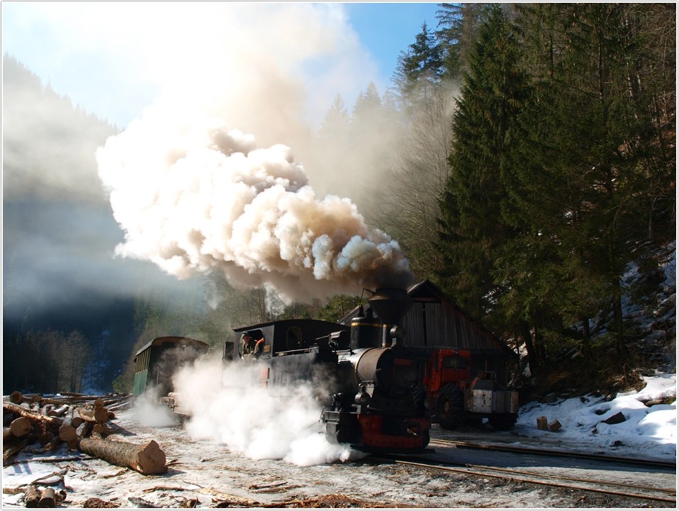 Ausfahrt Bahnhof Botizu