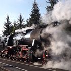 Ausfahrt Dampflok 52 7596 Bahnfreunde Zollernalb Museumsbahn Wutachtal