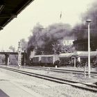 Ausfahrt der Bimmelbahn in Radebeul Ost