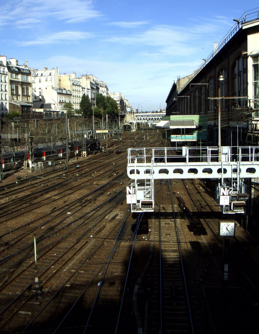 Ausfahrt der Gare Saint Lazare...