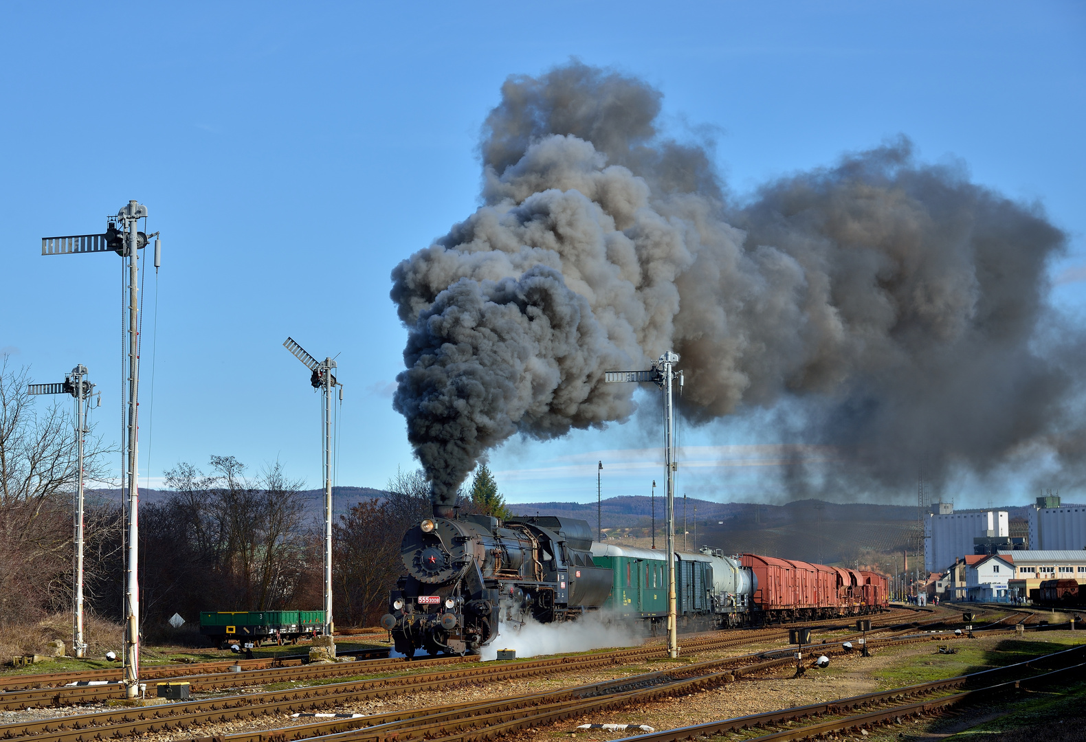 Ausfahrt der Öl 52er aus Kyjov