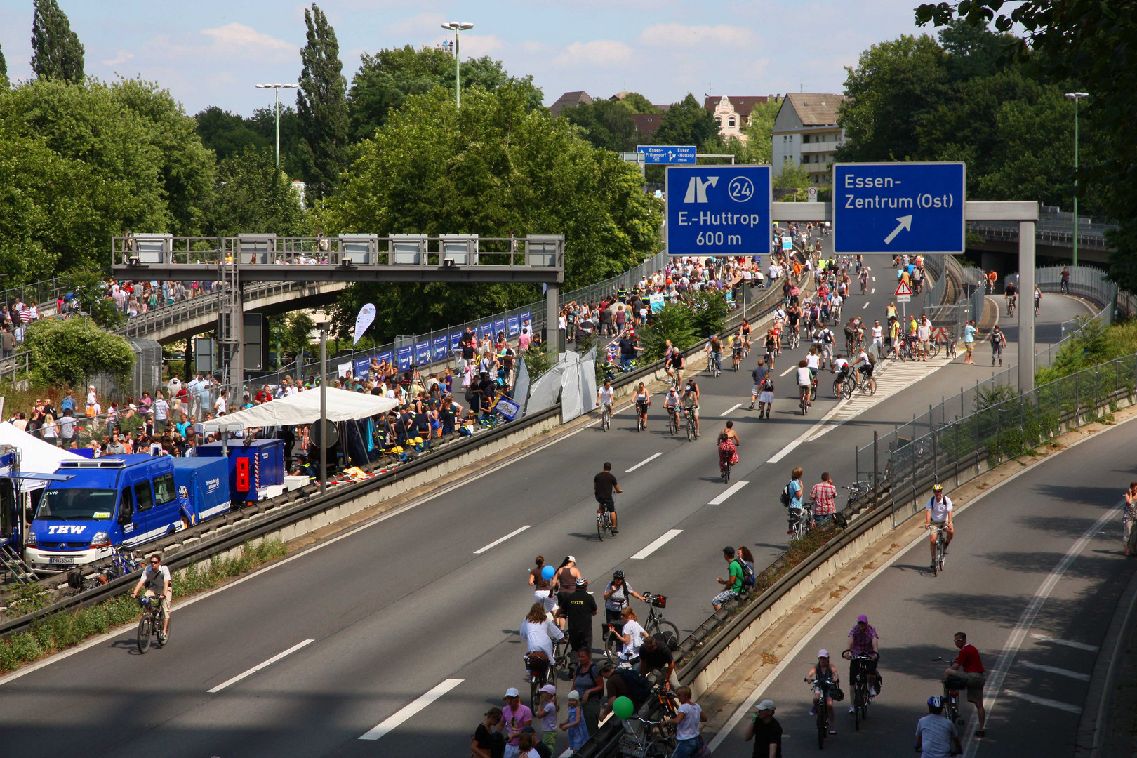 ...Ausfahrt Essen Zentrum