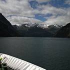 Ausfahrt Geiranger Fjord