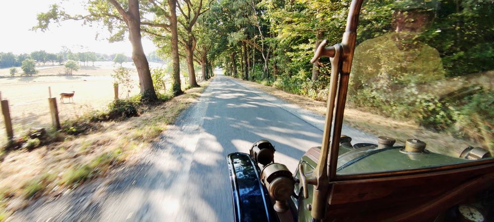 Ausfahrt im Renault EK 1914