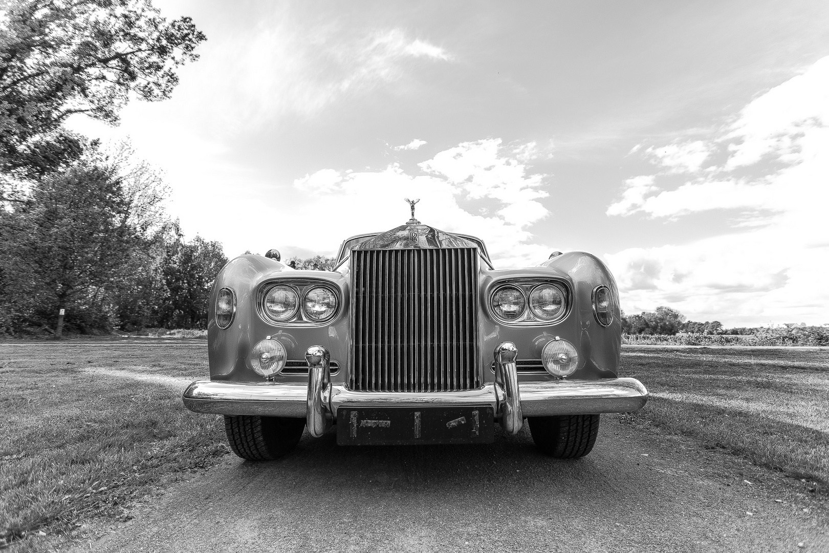 Ausfahrt mit dem Rolls Royce-1