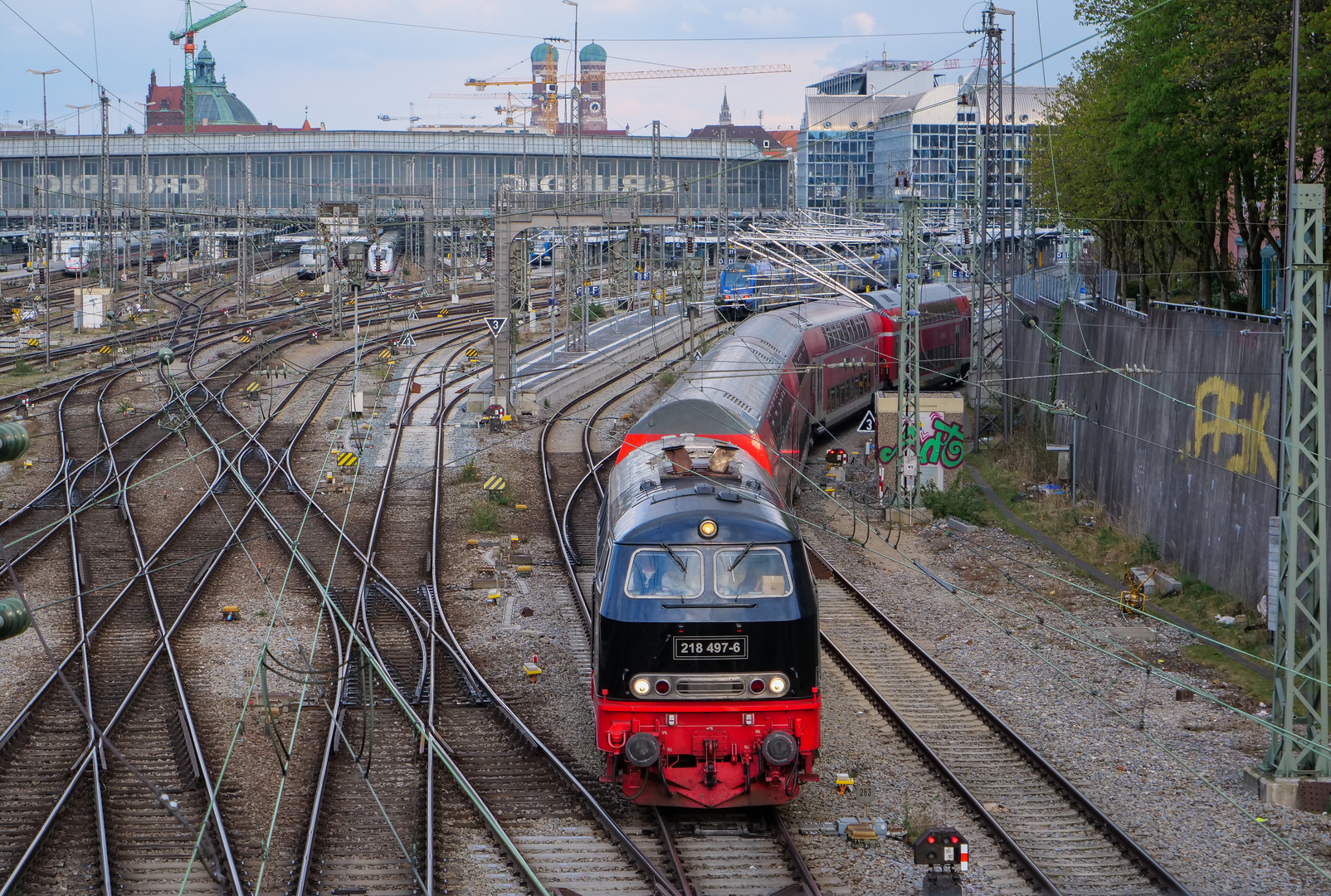 Ausfahrt München Hbf