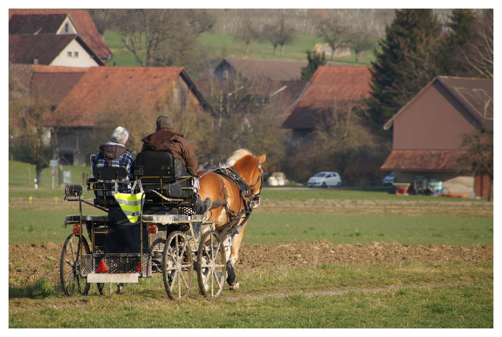 Ausfahrt nach Boltshausen