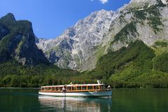 "Ausflug auf dem Königssee in der Höhe des Watzmann..."