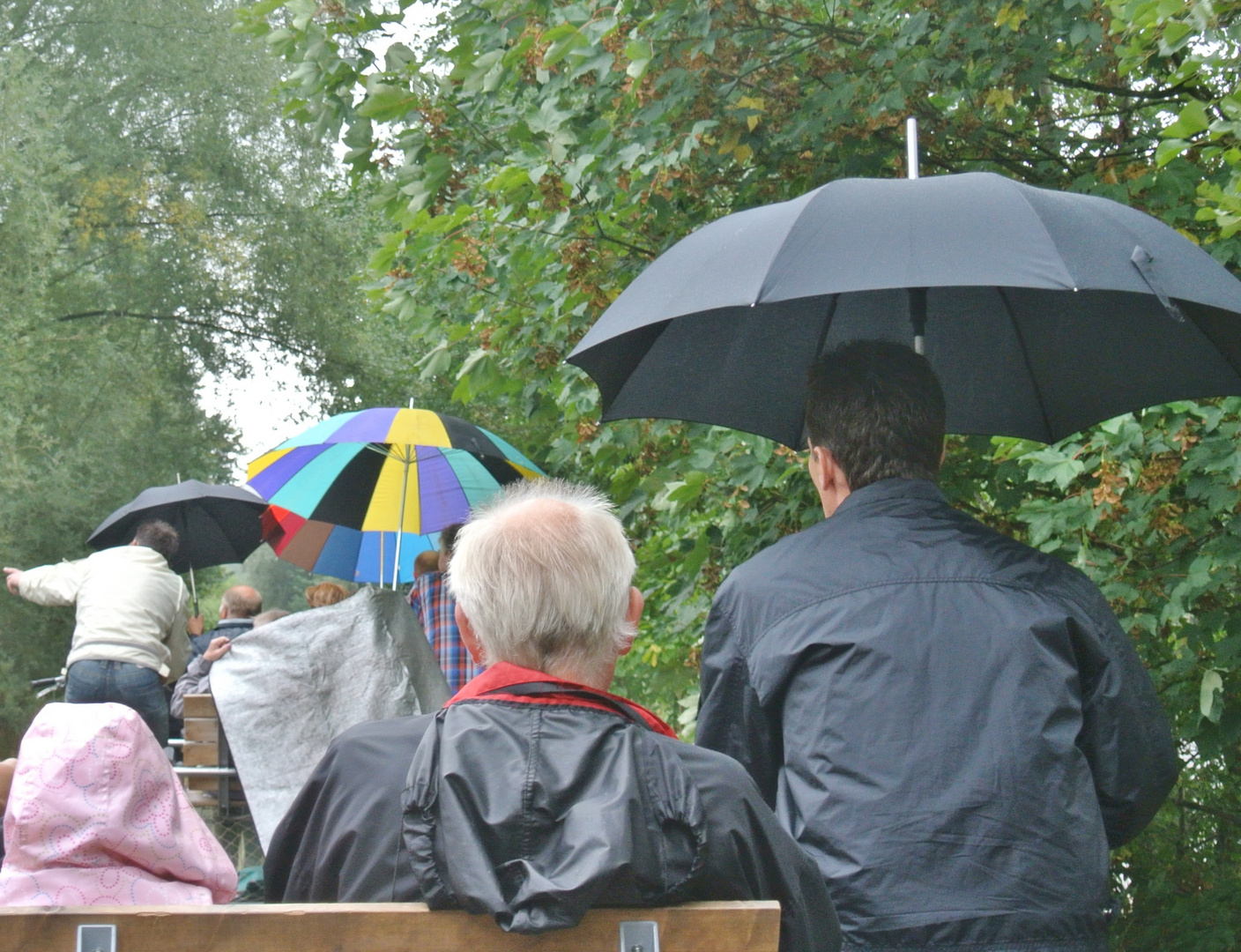 Ausflug im Regen