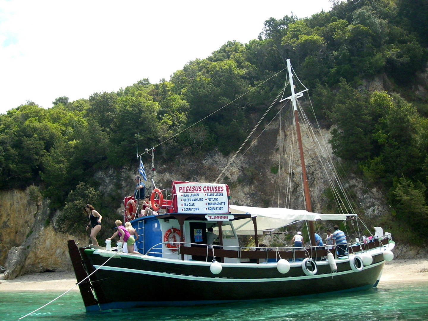 Ausflug in die blaue Lagune bei Sivota/Hellas