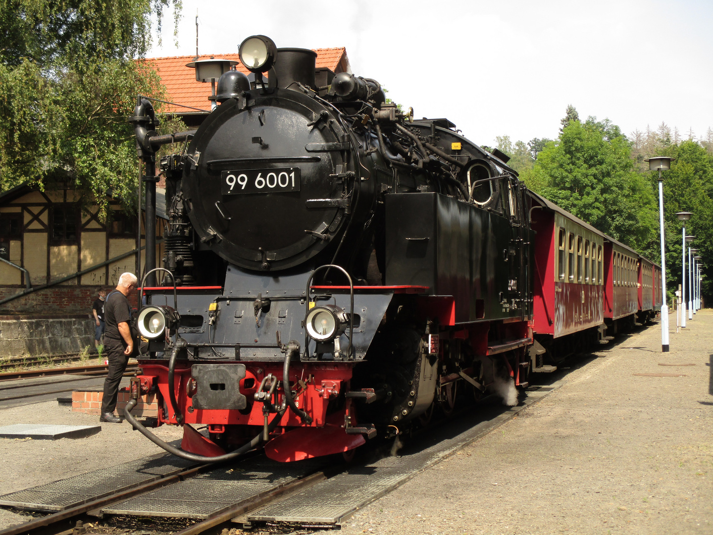 Ausflug ins Selketal zum Bahnhofsfest nach Gernrode 7.