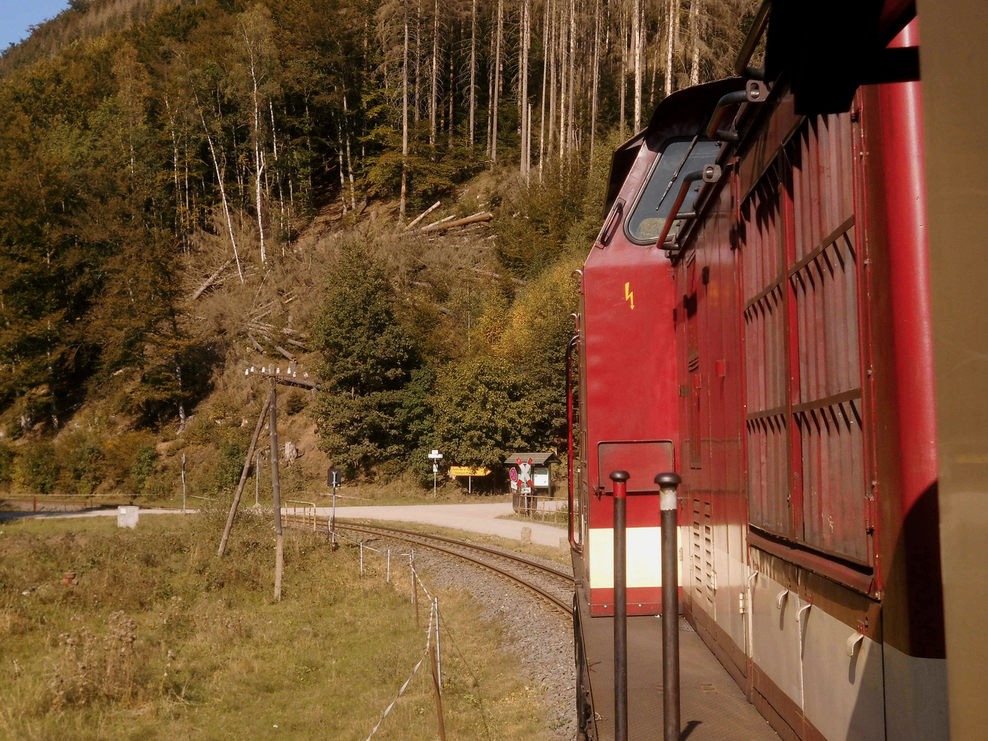 Ausflug mit dem Harzkamel durch den Südharzer Herbst nach Eisfelder Talmühle 4.