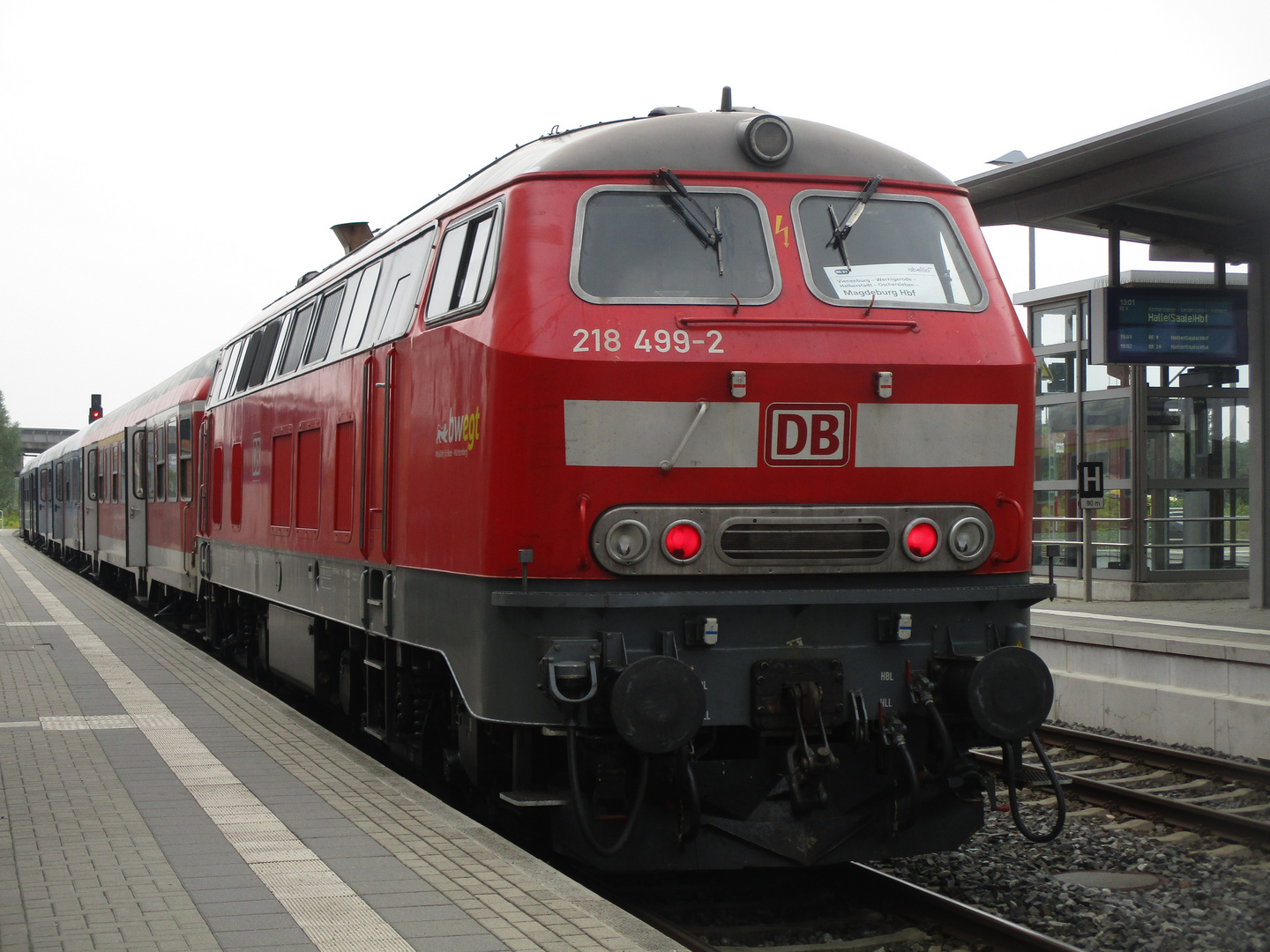 Ausflug mit der 218 499-2 von Goslar nach Halberstadt 3.