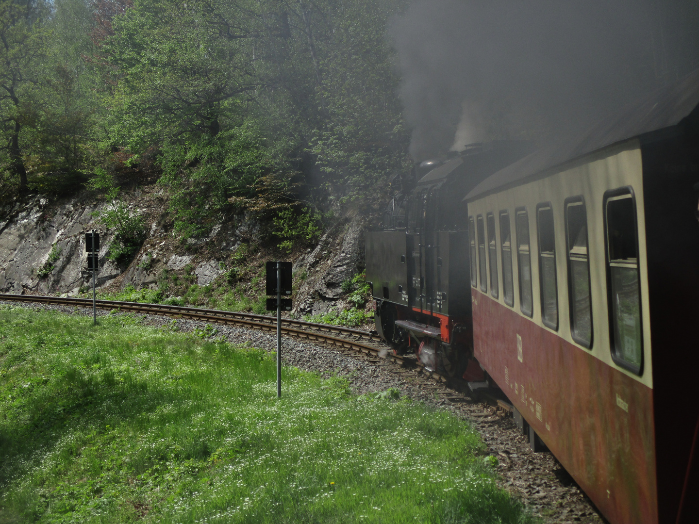 Ausflug mit der 99 6001 durch das Selketal 1.