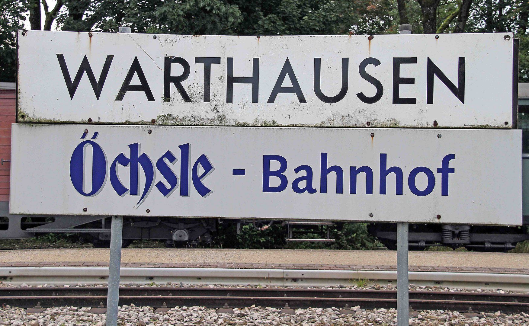 Ausflug mit der Öchsle-Bahn von Warthausen nach Ochsenhausen