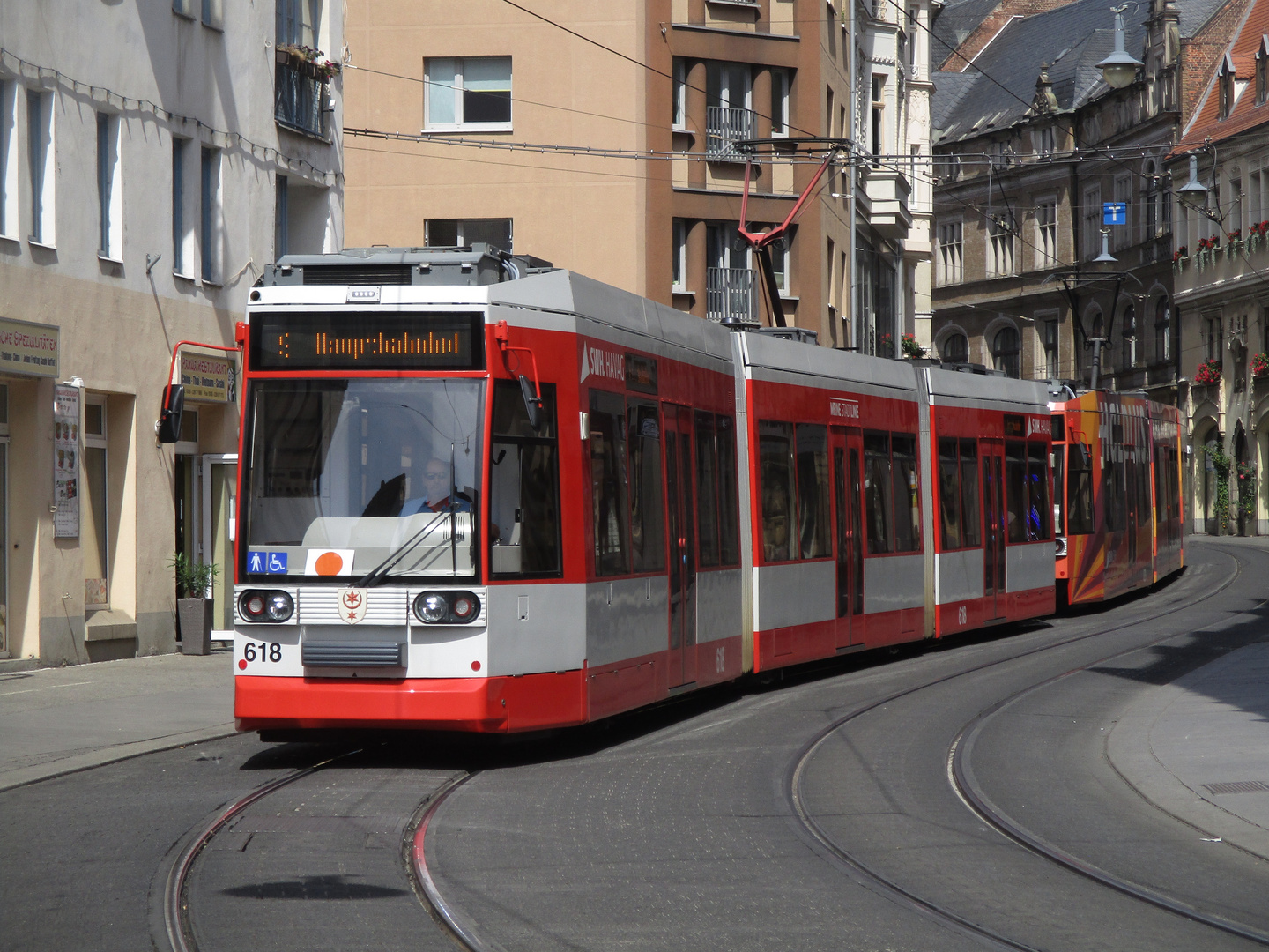 Ausflug mit der Straßenbahn durch Halle (Saale) 2.