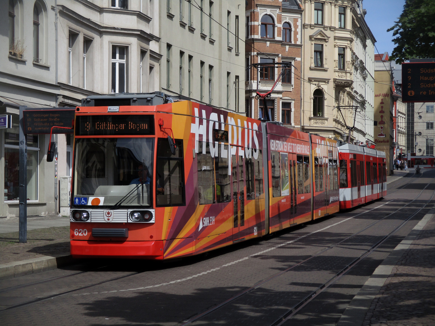 Ausflug mit der Straßenbahn durch Halle (Saale) 4.