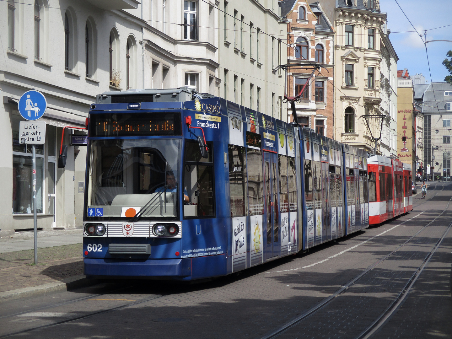 Ausflug mit der Straßenbahn durch Halle (Saale) 6.