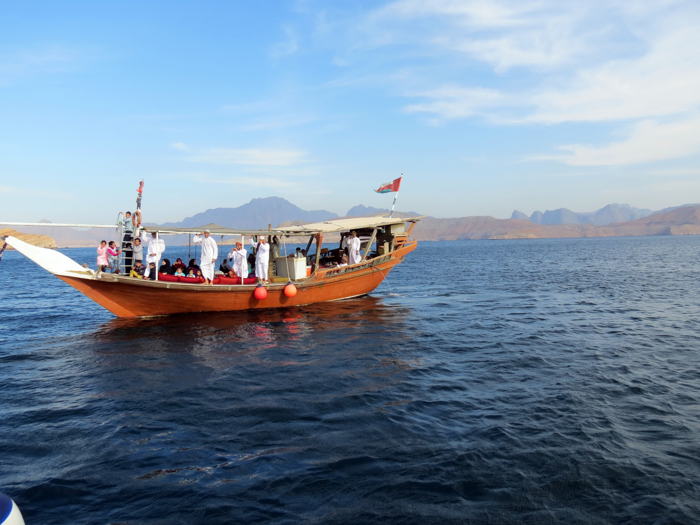 Ausflug mit einem arabischen Dhau auf dem Musandamfjord