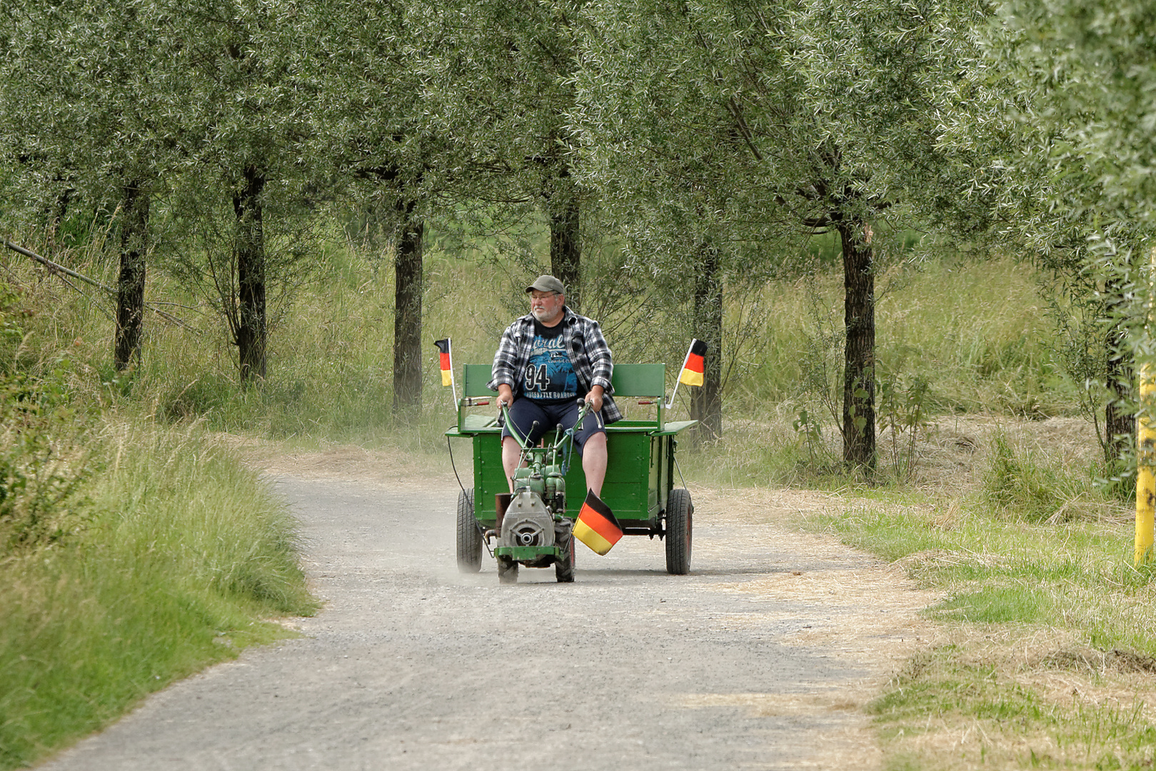 ausflug mit Motorschlepper