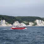 Ausflug vor Kreidefelsen auf Rügen