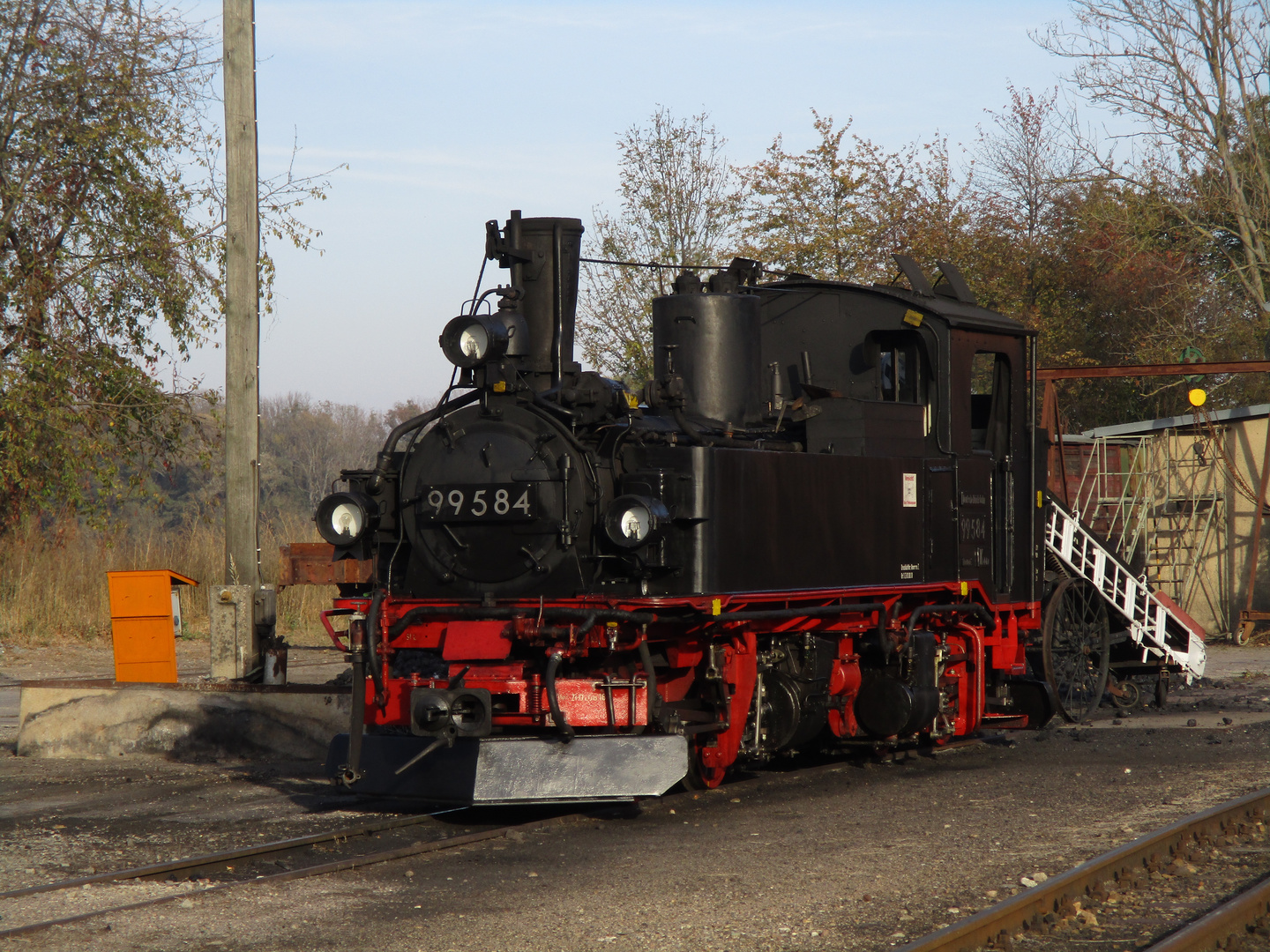 Ausflug zu den Halloweenfahrten der Döllnitzbahn 7.