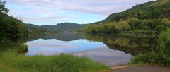 Ausflug zu Himmelfahrt ans Wasser zum Elbestau in Böhmen (Tschechien) und...