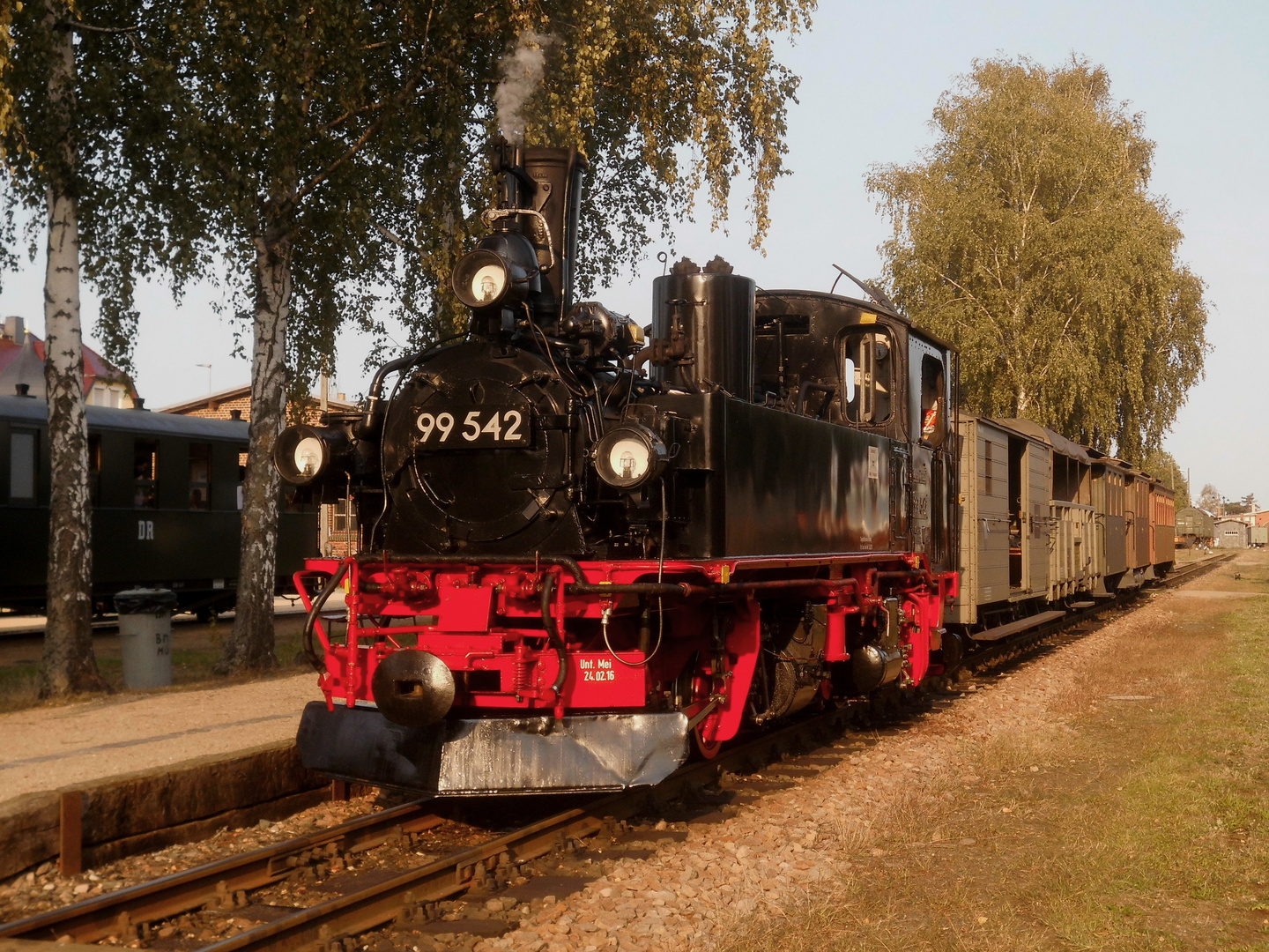 Ausflug zum Fahrwochenende bei der Döllnitzbahn 15.