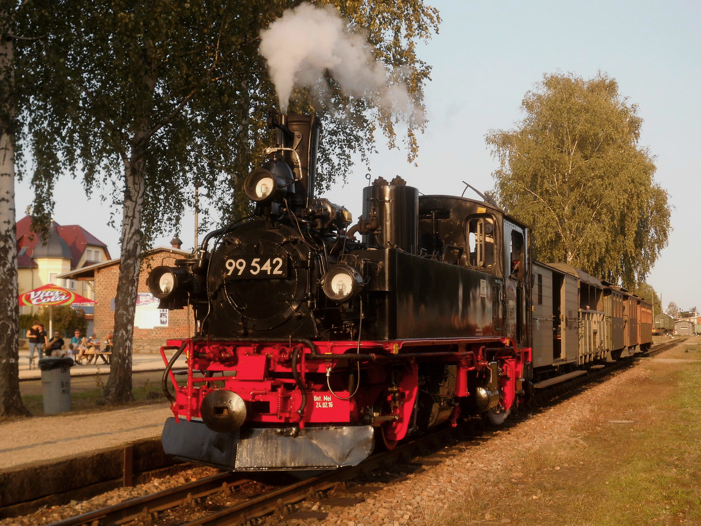 Ausflug zum Fahrwochenende bei der Döllnitzbahn 16.