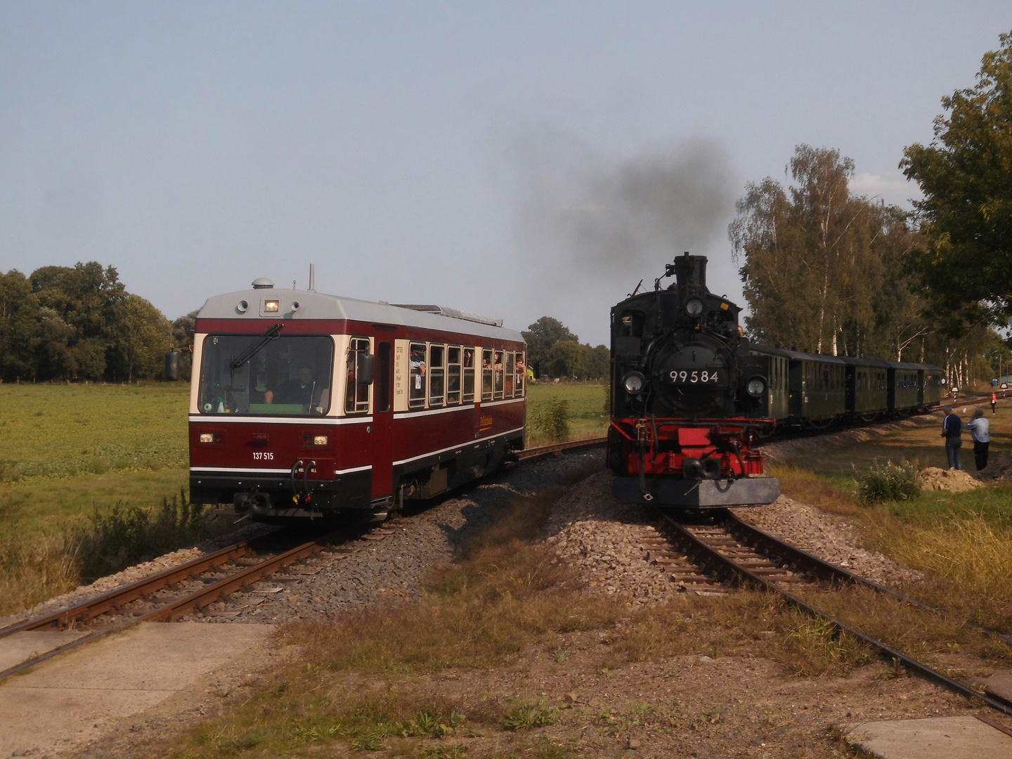 Ausflug zum Fahrwochenende bei der Döllnitzbahn 7.