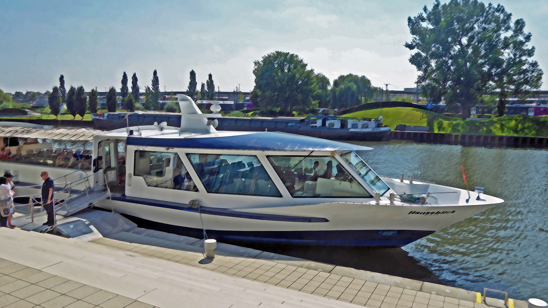 ausflugboot / sightseeing boat