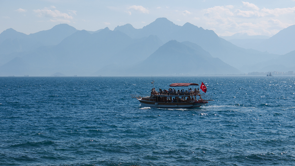 Ausflugsboot bei Antalya