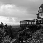 Ausflugsrestaurant vor dem Regen