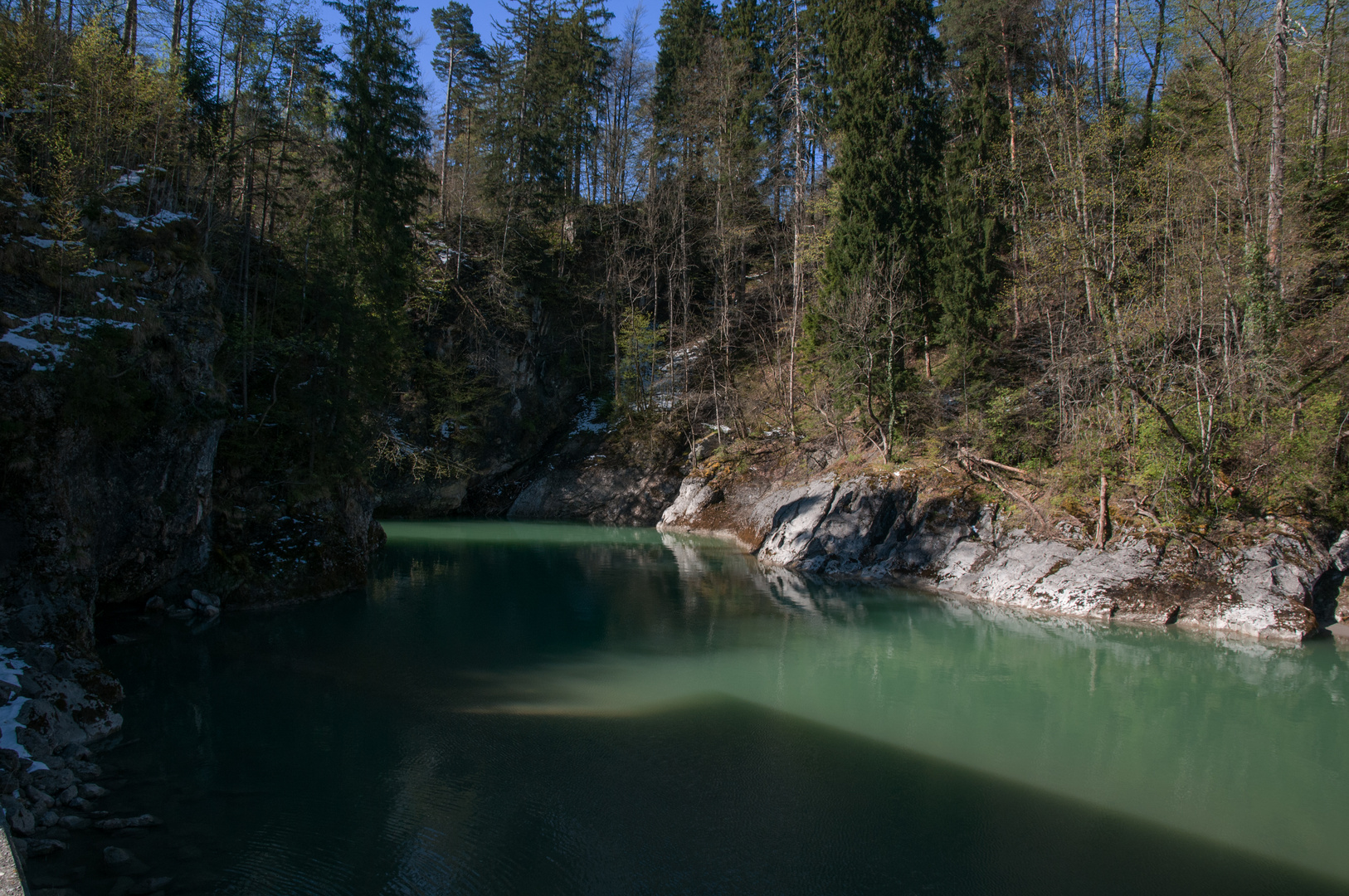 Ausgang der Lechklamm in Füssen