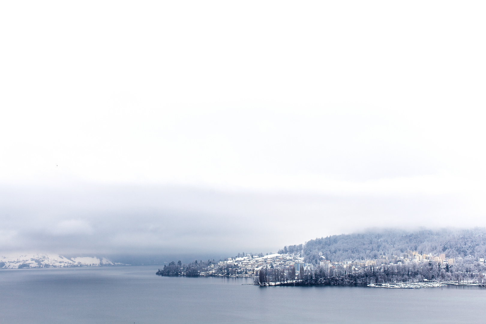 Ausgang des Luzerner Seebeckens in den Vierwaldstättersee