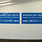 Ausgang, Exit, Uscita