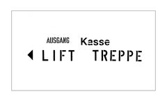 Ausgang Kasse Lift Treppe