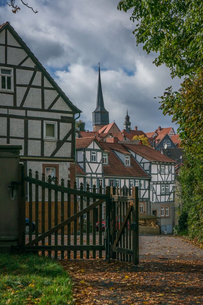 Ausgang vom Schlosspark - Schlitz/Hessen