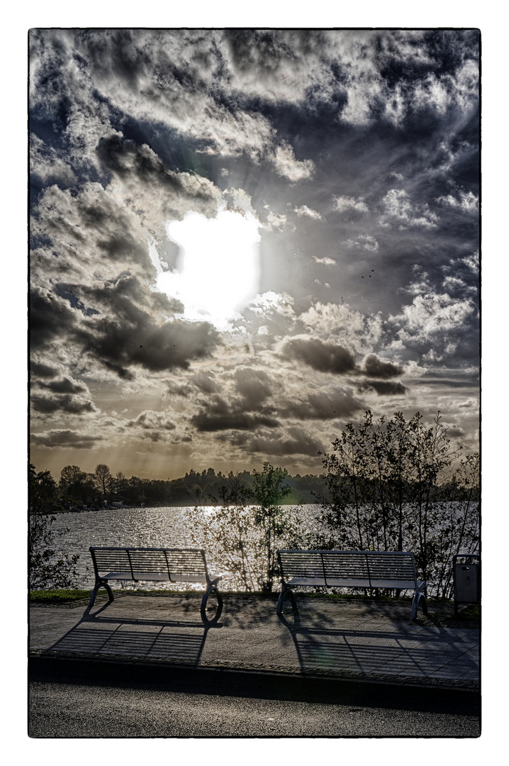 Ausgebrannt beim Herbst-Sonnen-Blick