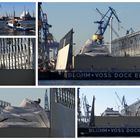 ausgebrannt....das Schwimmdock der LÜRSSEN Werft....