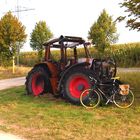 ausgebrannter Traktor (Fendt) - abgebrannter Fendt Traktor